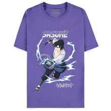 Load image into Gallery viewer, Free UK Royal Mail Tracked 24hr delivery   Official Naruto Shippuden Sassuke T-shirt.   This beautiful T-shirt is launched by DIFUZED as part of their latest collection.  Size: Unisex adult   Material: 100% cotton  Official brand: DIFUZED   Excellent gift for any Naruto fan. 
