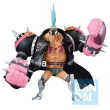 Load image into Gallery viewer, Free UK Royal Mail Tracked 24hr delivery
Immense statue of Franky (BF-37) from the legendary anime One Piece. This statue is launched by ICHIBANSHO Figure as part of their latest One Piece Film Red collection.
The creator has finished this piece in spectacular fashion, showing Franky in his BF-37 cyborg form. The statue is sculpted in immense details from hair-style, clothing and muscle definition. -Stunning!
This PVC statue stands at 18.5cm, and packaged in a gift/collectable box from Bandai.
Offici