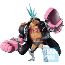 Load image into Gallery viewer, Free UK Royal Mail Tracked 24hr delivery
Immense statue of Franky (BF-37) from the legendary anime One Piece. This statue is launched by ICHIBANSHO Figure as part of their latest One Piece Film Red collection.
The creator has finished this piece in spectacular fashion, showing Franky in his BF-37 cyborg form. The statue is sculpted in immense details from hair-style, clothing and muscle definition. -Stunning!
This PVC statue stands at 18.5cm, and packaged in a gift/collectable box from Bandai.
Offici