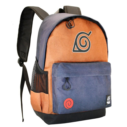 <p><strong>Official Naruto Shippuden backpack / bag. This amazing backpack is launched by Karactermania as part of their latest collection. </strong></p> <p><strong>This backpack is made of recycled high resistance material (RPET). Liquid repellent outer body with large front pocket. Interior lining with padded pocket for electronic devices within the main compartment. Reinforced shoulder straps and back trolley strap.</strong></p>