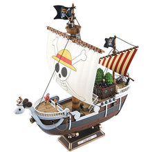 Load image into Gallery viewer, Free UK Royal Mail Tracked 24hr delivery Stunning model kit of the famous pirate ship "GOING MERRY" from the legendary anime ONE PIECE. This model kit is launched by Bandai as part of their latest collection. Going Merry is the first full-size ship own by the straw hat pirates. This model kit also included mini figures of the full straw hat team. The ship is created beautifully, easy to assemble and no glue required.