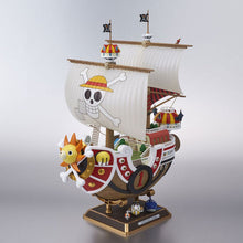 Load image into Gallery viewer, Free UK Royal Mail Tracked 24hr delivery Stunning model kit of the famous pirate ship "Thousand Sunny" from the legendary anime ONE PIECE. This model kit is launched by Bandai as part of their latest collection - Land of Wano version. Thousand Sunny Pirate ship is said to be the twice as the size as Going Merry. Also included an addition three mini boat models. This ship model is created beautifully, easy to assemble and no glue required.