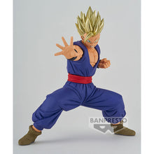 Load image into Gallery viewer, Free UK Royal Mail Tracked 24hr delivery   Stunning statue of Son Gohan from the popular anime Dragon Ball Super - Super Hero. This figure is launched by Banpresto as part of their latest Blood Of Saiyans - Super Hero Spcial XIII series.   This figure is created precisely, adapted straight from the legendary anime, showing Gohan posing in battle mode, wearing his classic dark purple gi suit. From the hair, facial expression, to the creases of their suit, all sculpted in in-depth detail.  - Truly stunning ! 

