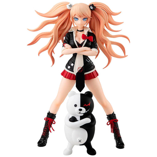 Free UK Royal Mail Tracked 24hr delivery   Amazing statue of Junko Enoshima and Monokuma from the popular anime Danganronpa. This set is launched by GOOD SMILE COMPANY as part of their latest Pop Up Parade series.   This stunning set is created strikingly, showing Junko Enoshima posing in her uniform with Monokuma