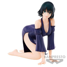 Load image into Gallery viewer, Free UK Royal Mail Tracked 24hr delivery Elegant figure of Fubuki (Known as the Hellish Blizzard) from the popular anime ONE PUNCH MAN. This statue is launched by Banpresto as part of their latest Relax Time series. The sculptor creator this piece in excellent fashion, brought the character to life. Showing Fubuki posing elegantly in her nightdress. - Stunning ! This PVC Statue stands at 11cm tall, and packaged in a gift/collectible box from Bandai.