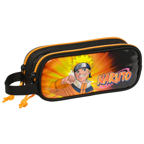 Free UK Royal Mail Tracked 24hr delivery   Official Naruto double zip pencil case. This pencil case is launched by SAFTA as part of their latest collection.  Excellent design pencil case, two zipped compartments and with handle at the side.   Great for school / college   Official brand: SAFTA / GiM