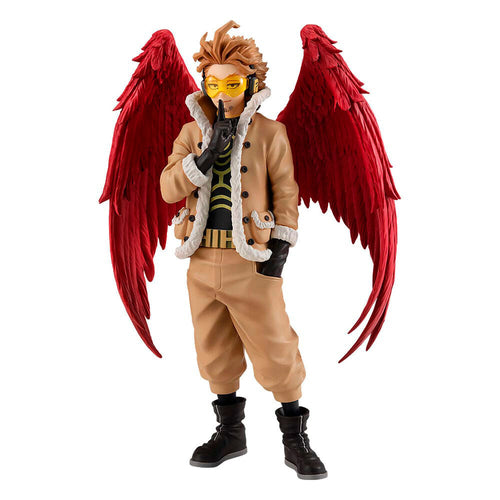 Free UK Royal Mail Tracked 24hr Delivery  Striking and cool figure of Hawks from the popular anime series My Hero Academia. This figure is launched by Good Smile Company as part of their latest Pop Up Parade series.   The sculptor did an spectacular job creating this high-detailed PVC statue of Hawks. The figure shows Hawks posing in his hero's uniform, with his amazing wings over his back. 