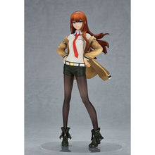 Load image into Gallery viewer, Free UK Royal Mail Tracked 24hr delivery Impressive statue of Kurisu Makise from the popular anime Steins;Gate. This beautiful figure is launched by Good Smile Company as part of their latest Pop Up Parade collection. This figure is created stunningly, showing Kurisu posing amazingly in her uniform. From the hair, facial expression, all the way down to the creases of the clothing, all created in immense detail.