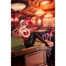 Load image into Gallery viewer, Free UK Royal Mail Tracked 24hr delivery   Elegant statue of Natsuha Arisugawa from the popular anime video game franchise IDOLMASTER. This figure is launched by Banpresto as part of their latest Espresto collection - SHINYCOLORS - Fascination and Stockings.   This statue of Natsuha is created meticulously, showing Natsuha posing in her amazing bunny outfit, stockings and heels.   This PVC figure stands at 12cm tall, and packaged in a gift/collectible box from Bandai. 
