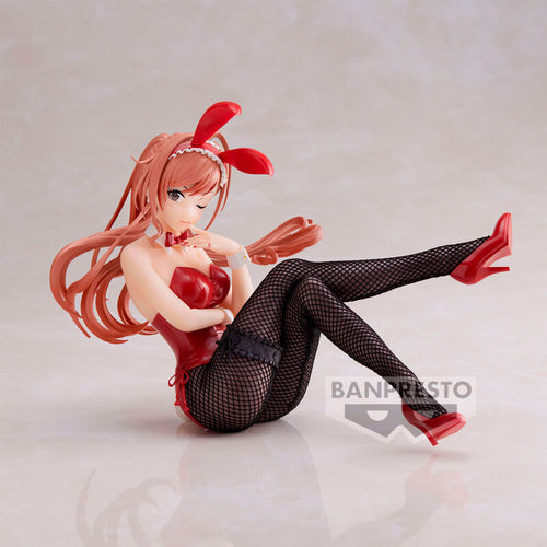 Free UK Royal Mail Tracked 24hr delivery   Elegant statue of Natsuha Arisugawa from the popular anime video game franchise IDOLMASTER. This figure is launched by Banpresto as part of their latest Espresto collection - SHINYCOLORS - Fascination and Stockings.   This statue of Natsuha is created meticulously, showing Natsuha posing in her amazing bunny outfit, stockings and heels.   This PVC figure stands at 12cm tall, and packaged in a gift/collectible box from Bandai. 