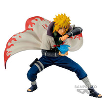 Load image into Gallery viewer, Free UK Royal Mail Tracked 24hr delivery
Stunning statue of Minato Namikaze (Fourth Hokage of Konoha) from the legendary anime Naruto Shippuden. This statue is launched by Banpresto as part of their latest F Collosseum collection. - Celebrating over 25 years of Naruto.
The creator did an amazing job with this piece, showing Minato posing in battle, and ready to unleash his Flying Thunder God Technique. -Stunning!
This PVC statue stands at 12cm tall, and packaged in gift/collectible box from Bandai.
O