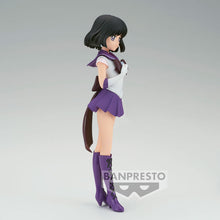Load image into Gallery viewer, Free UK Royal Mail Tracked 24hr delivery    Beautiful striking figure of Super Sailer Saturn, adapted from the the latest movie &quot;Sailer Moon Eternal&quot;. This statue is launched by Banpresto and TOEI ANIMATION as part of their latest Glitter and Glamours series.   The statue of this beauty is created flawlessly, showing Saturn in her Super Sailer form posing in her legendary uniform. 
