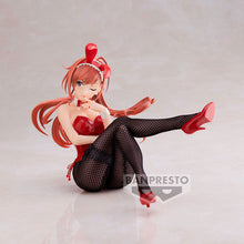 Load image into Gallery viewer, Free UK Royal Mail Tracked 24hr delivery Elegant statue of Natsuha Arisugawa from the popular anime video game franchise IDOLMASTER. This figure is launched by Banpresto as part of their latest Espresto collection - SHINYCOLORS - Fascination and Stockings. This statue of Natsuha is created meticulously, showing Natsuha posing in her amazing bunny outfit, stockings and heels. This PVC figure stands at 12cm tall, and packaged in a gift/collectible box from Bandai.