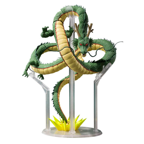 Free UK Royal Mail Tracked 24hr delivery   Breathtaking statue of Shenron from the legendary anime Dragon Ball Z. This statue is launched by Tamashii Nations as part of their latest premium SHFiguarts collection.   This statue is created meticulously, showing the classic magical dragon flying/surrounding the seven dragon balls. - Truly amazing !   The statue stands at 28cm tall, comes with the base, Dragon balls included, and packaged in a gift/collectible box from Bandai Namco. 