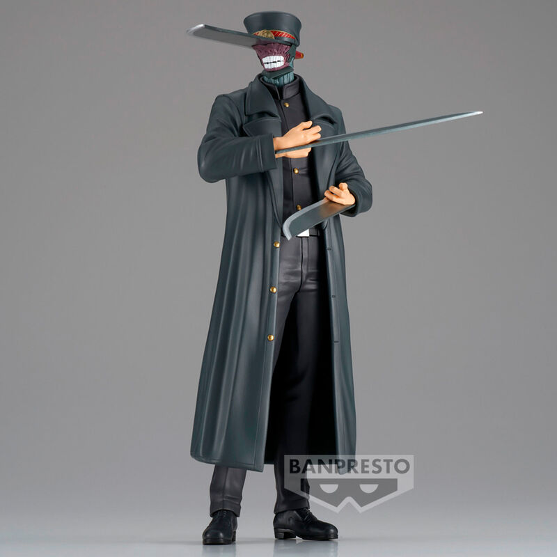 Free UK Royal Mail Tracked 24hr delivery  Spectacular statue of Katana Man from the popular anime series Chainsaw Man. This figure is launched by Banpresto as part of their latest Chain Spirits series Vol. 6.   This figure is created meticulously, showing Katana Man posing in his demon form wearing his cool leather trench coat.   This PVC statue stands at 19cm tall, and packaged in a gift / collectible box from Bandai.   Official brand: Banpresto / Bandai   Excellent gift for any Chainsaw Man fan.