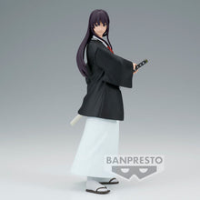 Load image into Gallery viewer, Free UK Royal Mail Tracked 24hr delivery Remarkable statue of Toma from the popular anime series Hell's Paradise. This spectacular statue is launched by Banpresto as part of their latest DXF series. This figure is created meticulously, showing Toma posing in his executioner uniform from the Yamada Asaemon clan. - Truly stunning ! This PVC statue stands at 17cm tall, and packaged in a gift/collectible box from Bandai. Official brand: Banpresto / Bandai