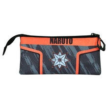Load image into Gallery viewer, Free UK Royal Mail Tracked 24hr delivery   Official Naruto pencil case. This pencil case is launched by Karactermania as part of their latest collection.   The pencil case has a main compartment zip, once unzipped the pencil case splits into three sections, and the middle compartment will have another zip closure. - Excellent design, and great for school/college. 
