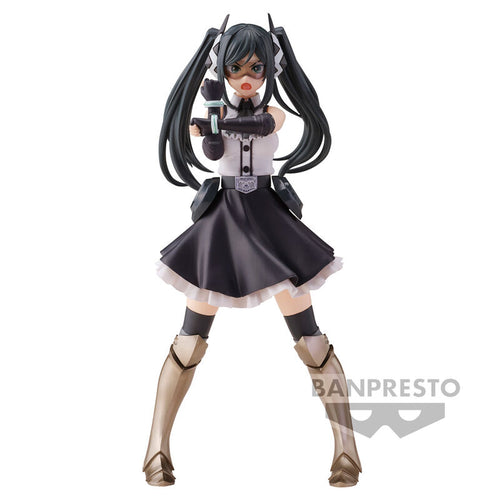 Free UK Royal Mail Tracked 24hr delivery   Beautiful statue of Piltz Dunant (known as Lady Black) from the popular anime Shy. This figure is launched by Banpresto as part of their latest collection.   This statue is created in excellent fashion, showing Lady Black posing battle mode in her uniform. - Stunning !   This PVC statue stands at 17cm tall, and packaged in a gift/collectible box from Bandai. 