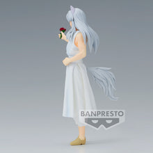 Load image into Gallery viewer, Free UK Royal Mail Tracked 24hr delivery Classic statue of Youko Kurama (silver head fox demon) from the legendary anime Yu Yu Hakusho. This amazing figure is launched by Banpresto as part of their latest DFX series. The creator sculpted this statue in excellent fashion, showing Youko Kurama posing in white, holding a rose. This statue really does bring you back to one of the best anime of of the 90s.