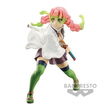 Load image into Gallery viewer, Free UK Royal Mail Tracked 24hr delivery   Spectacular statue of Mitsuri Kanrojo from the popular anime series Demon Slayer. This statue is launched by Banpresto as part of their latest Vibration Stars Collection.   This figure is created in immense detail, showing Mitsuri posing in her Hashira uniform, in battle mode and holding her Nichirin sword.   This PVC statue stands at 13cm tall, and packaged in a gift/collectible box from Bandai. 
