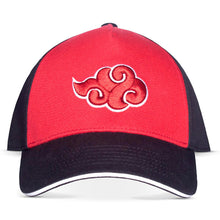 Load image into Gallery viewer, Free UK Royal Mail Tracked 24hr delivery Official Naruto Shuppuden - Akatsuki (meaning "Dawn" or "Day breadk") cloud cap. This high quality cap is launched by DIFUZED as part of their latest collection. Official brand: DIFUZED Size: Unisex adult EAN: 8718526190458 Excellent for any Naruto fan.