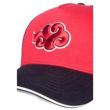 Load image into Gallery viewer, Free UK Royal Mail Tracked 24hr delivery Official Naruto Shuppuden - Akatsuki (meaning "Dawn" or "Day breadk") cloud cap. This high quality cap is launched by DIFUZED as part of their latest collection. Official brand: DIFUZED Size: Unisex adult EAN: 8718526190458 Excellent for any Naruto fan.