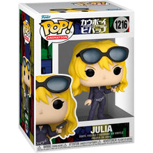 Load image into Gallery viewer, Free UK Royal Mail Tracked 24hr Delivery Amazing Pop vinyl figure from Funko POP Animation. This figure of Julia from the classic anime series Coboy Bebop stands at 9cm tall. The figure is packaged in a window display box by Funko. Official brand: Funko EAN: 889698580236 Excellent gift for any Cowboy Bebop fan.