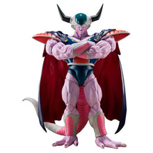 Load image into Gallery viewer, Free UK Royal Mail Tracked 24hr Delivery
Spectacular statue of King Cold from the the legendary anime Dragon Ball Z. This premium figure is launched by Tamashii Nations as part of their new S.H.Figuarts collection.
The set comes with three facial expressions (scream, grimace, snear), premium articulated figure of King Cold (14 point articulation) 22cm, three pairs of hands, cross-arm part, Trunk's sword, throne, and cape.