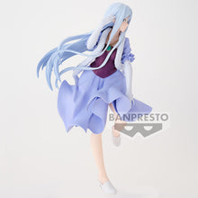 Load image into Gallery viewer, Free UK Royal Mail Tracked 24hr delivery
Elegant statue of Elmesia El Ru Sarion from the popular anime series That Time I Got Reincarnated as a Slime. This beautiful statue is launched by Banpresto as part of their latest collection.
This figure is sculpted beautifully, showing Elmesia posing gracefully. From the facial expression, hair, and all the way down to the creases on the clothing, created in excellent detail - Stunning! .
This statue stands at 21cm tall, and packaged in a gift/collectible box