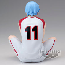 Load image into Gallery viewer, Stunning figure of Tetsuya Kuroko (He was the Phantom Sixth Player of the Generation of Miracles) from the popular anime Kuroko's Basketball. This statue is launched by Banpresto as part of their latest collection. Adapted from the movie - Last Game.
This statue is crated meticulously, showing Tetsuya posing in his Last Game kit, number 11, and with his pet #2 (included). - Stunning!