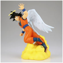 Load image into Gallery viewer, Free UK Royal Mail Tracked 24hr delivery
Stunning figure of Son Goku (with angel wings, after self-sacrificial, dying to protect Earth) from the legendary anime Dragon Ball Z. This figure is launched by Banpresto as part of the History Box series.
This figure really brings you back to the classic Dragon Ball Z series, showing Goku posing in his angel wings. -Stunning!
The PVC figure stands at 12cm tall, comes with the cloud design stand, and packaged in a premium gift/collectible box from Bandai.
Off