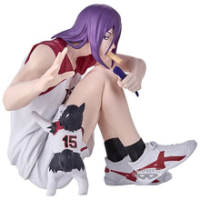Load image into Gallery viewer, Free UK Royal Mail Tracked 24hr delivery
Stunning figure of Atsushi Murasakibara (was the Generation of Miracles' center who now plays for Yōsen High) from the popular anime Kuroko's Basketball. This statue is launched by Banpresto as part of their latest collection. Adapted from the movie - Last Game.
The creator did a fabulous job with this piece, showing Atsushi Murasakibara posing in his Last Game kit, number 9, eating his snack, and with the cute Tetsuya(#2) dog beside him.
This PVC statue stands