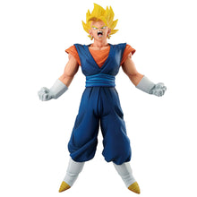 Load image into Gallery viewer, Free UK Royal Mail Tracked 24hr delivery
Stiking statue of Ultimate Super Saiyan Vegito from the legendary anime Dragon Ball Z. This stunning statue is launched by Ichibansho figure as part of their latest Masterlise series - Dragon Ball Z Vs Omnibus
The sculptor did a marvelous job on this piece, showing Vegito posing in his Ultra Super Saiyan form. This is an explosive statue of Vegito. - Stunning!
This PVC statue stands at 26cm tall, and packaged in a gift/collectible box from Bandai.