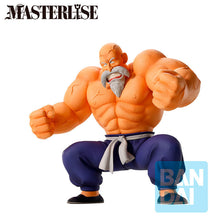 Load image into Gallery viewer, Free UK Royal Mail Tracked 24hr delivery
Mighty statue of Master Roshi from the legendary anime Dragon Ball. This stunning statue is launched by Ichibansho figure as part of their latest Masterlise series - The Training Section.
The sculptor did a marvelous job on this piece, showing Master Roshi (also known as the Turtle Hermit) in his Max Power transformation. - Stunning!
This PVC statue stands at 21cm tall (Accessories: sunglasses included), and packaged in a gift/collectible box from Bandai.
Of