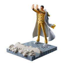 Load image into Gallery viewer, Free UK Royal Mail Tracked 24hr delivery
Remarkable statue of Borsalino (Known as Kizaru) from the legendary anime ONE PIECE. This spectacular figure is launched by Banpresto as part of their latest Senkozekkei collection.
This statue is created in excellent detail, showing Borsalino posing in battle, shooting light rays from his hands. -Stunning!
This PVC statue stands at 12cm tall, and packaged in a gift / collectible box from Bandai.
Official brand: Banpresto / Bandai
EAN: 4983164290837
Excelle