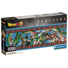 Load image into Gallery viewer, Free UK Royal Mail Tracked 24hr delivery
Official Dragon Ball Super - Panorama puzzle - Clementoni - 1000pcs
High quality premium design puzzle set of Dragon Ball Super, showing the main characters around the legendary magical dragon Shenron.
Size: 70cm x 50cm
Official brand: Clementoni
EAN: 8005125370580
Made in Italy
Excellent gift for any Dragon Ball fan.