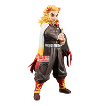 Load image into Gallery viewer, Free UK Royal Mail Tracked 24hr delivery
Astounding statue of Kyōjurō Rengoku from the popular anime Demon Slayer. This figure is launched by Banpresto as part of their latest Grandista series.
The creator did a stunning job with this piece, showing Rengoku posing in his flame hashira uniform, holding his flame Nichirin sword. -Stunning!
This PVC statue stands at 24cm tall, and packaged in a gift collectible box from Bandai.
Official brand: Banpresto / Bandai
EAN: 4983164293692
Excellent gift fo