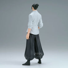 Load image into Gallery viewer, Free UK Royal Mail Tracked 24hr delivery
Spectacular statue of Suguru Geto from the popular anime series Jujutsu Kaisen. This amazing statue is launched by Banpresto as part of their latest King Of Artist collection.
The creator has completed this piece remarkably, showing Suguru Geto posing in his Shirt and Jujutsu High trousers - Stunning!
This PVC statue stands at 21cm tall, and packaged in a beautiful gift/collectible box from Bandai.
Official brand: Bandai / Banpresto
EAN: 4983164293722
Excel