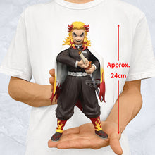 Load image into Gallery viewer, Free UK Royal Mail Tracked 24hr delivery
Astounding statue of Kyōjurō Rengoku from the popular anime Demon Slayer. This figure is launched by Banpresto as part of their latest Grandista series.
The creator did a stunning job with this piece, showing Rengoku posing in his flame hashira uniform, holding his flame Nichirin sword. -Stunning!
This PVC statue stands at 24cm tall, and packaged in a gift collectible box from Bandai.
Official brand: Banpresto / Bandai
EAN: 4983164293692
Excellent gift fo