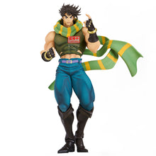 Load image into Gallery viewer, Free UK Royal Mail Tracked 24hr delivery
Spectacular statue of Joseph Joestar from the popular anime series JoJo's Bizarre Adventure. This amazing figure is launched by Banpresto as part of their latest Mometria collection - Second story arc.
The creator did an amazing job finishing this piece, showing Joesph Joestar posing confidently, and wearing his green and yellow stripe scarf. -Stunning!
This PVC statue stands at 22cm tall, and packaged in a gift/collectible box from Bandai.
Official brand: Ba