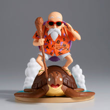 Load image into Gallery viewer, Free UK Royal Mail Tracked 24hr delivery
Classic statue of Master Roshi (Kame Senin) from the legendary anime Dragon Ball. This amazing statue is launched by Banpresto as part of their latest History Box statue.
This statue is created meticulously, showing Master Roshi standing on top of his turtle (aka Umigame). This figure captured the exact scene from Dragon Ball, and can really pull the audience back into the anime. Stunning piece!
This PVC statue stands at 11cm tall, and packaged in a gift/collec
