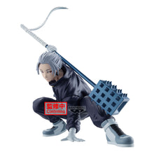 Load image into Gallery viewer, Free UK Royal Mail Tracked 24hr delivery
Striking statue of Gaku from the popular anime series Sakamoto Days. This amazing statue is launched by Banpresto as part of their latest Vibration stars collection.
The creator has sculpted this piece in excellent fashion, showing Gaku posing in battle, and holding his mace (known as boom hammer). -Stunning!
This PVC statue stands at 14cm tall, and packaged in a gift/collectible box from Bandai.
Official brand: Banpresto / Bandai
EAN: 4983164296228
Excellen