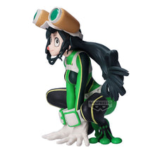 Load image into Gallery viewer, Free UK Royal Mail Tracked 24hr delivery
Beautiful statue of Tsuyu Asui from the popular anime series My Hero Academia. This statue is launched by Banpresto as part of their latest Glitter & Glamours collection.
The statue is created beautifully, showing Tsuyu Asui posing beautifully in her Hero outfit. -Stunning!
This PVC figure stands at 14cm tall, and packaged in a gift/collectible box from Bandai.
Official brand: Banpresto / Bandai
EAN: 4983164297478
Excellent gift for any My Hero Academia fan