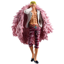 Load image into Gallery viewer, Free UK Royal Mail Tracked 24hr delivery
Astounding statue of Donquixote Doflamingo from the legendary anime ONE PIECE. This awesome figure is launched by ICHIBANSHO FIGURE as part of their latest Masterlise collection.
The creator has finished this piece in excellent fashion, showing Donquixote Doflamingo posing stunningly in his iconic pink feather coat. -Stunning!
This PVC statue stands at 26cm tall, and packaged in a gift/collectible box from Bandai.
Official brand: ICHIBANSHO FIGURE / Bandai
E
