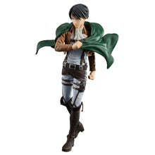 Load image into Gallery viewer, Free UK Royal Mail Tracked 24hr delivery
Spectacular statue of Levi Ackerman from the popular anime Attack On Titan. This figure is launched by Banpresto as part of their latest Grandista series.
This statue is created meticulously, showing Levi Ackerman posing in his uniform, and wearing his iconic scout cape. -Stunning!
This PVC statue stands at 27cm tall, and packaged in a gift collectible box from Bandai.
Official brand: Banpresto / Bandai
EAN: 4983164298765
Excellent gift for any Attack On T