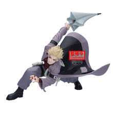 Load image into Gallery viewer, Free UK Royal Mail Tracked 24hr delivery
Striking statue of Enjin from the popular anime series Gachiakuta. This amazing statue is launched by Banpresto as part of their latest Vibration stars collection.
The creator has sculpted this piece in excellent detail, showing Enjin posing in battle in his cleaners uniform, and holding his vital instrument. -Stunning!
This PVC statue stands at 19cm tall, and packaged in a gift/collectible box from Bandai.
Official brand: Banpresto / Bandai
EAN: 457310269