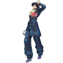 Load image into Gallery viewer, Free UK Royal Mail Tracked 24hr delivery
Spectacular statue of Josuke Higashikata from the popular anime series JoJo's Bizarre Adventure. This amazing figure is launched by Banpresto as part of their latest Mometria collection - Stardust Crusaders.
This statue is sculpted in immense detail, showing Josuke Higashikata posing confidently in his uniform. - Stunning!
This PVC statue stands at 23cm tall, and packaged in a gift/collectible box from Bandai.
Official brand: Banpresto / Bandai
EAN: 4983164