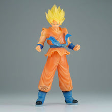 Load image into Gallery viewer, Free UK Royal Mail Tracked 24hr delivery
Striking statue of Super Saiyan Son Goku from the legendary anime Dragon Ball Z. This figure is launched by Banpresto as part of their latest Clearise collection.
The creator did a fantastic job with this piece, showing Son Goku posing in his Super Saiyan mode. The new Clearise crystal effect of the hair really made this statue a special one for any fan.
This PVC statue stands at 23cm tall, and packaged in a gift/collectible box from Bandai.
Official brand: Ban