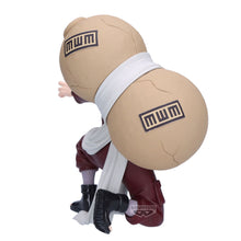 Load image into Gallery viewer, THE SAND KAZEKAGE UNLEASHES HIS POWER
Bring the formidable power of Gaara to your collection with this officially licensed Naruto Shippuden Vibration Stars Gaara II Figure, produced by Banpresto / Bandai Spirits.
Gaara is captured in a dramatic battle-ready pose, crouched low with both hands extended as though preparing to unleash his devastating sand techniques. His enormous sand gourd dominates the silhouette behind him, instantly making this one of the most recognisable Gaara designs.
The figure recrea
