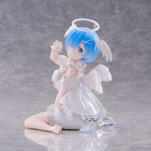 Load image into Gallery viewer, Free UK Royal Mail Tracked 24hr delivery
Beautiful statue of Rem from the popular anime series Re: Zero - Starting Life in Another World. This figure is launched by Banpresto as part of their latest Relax Time collection - Sweet Angel.
The creator did a fabulous work on this piece, showing Rem posing beautifully in Angel wings outfit. -Stunning!
This PVC statue stands at 13cm tall, and packaged in a gift / collectible box from Bandai.
Official brand: Bandai / Banpresto
EAN: 4573102697462
Excellent